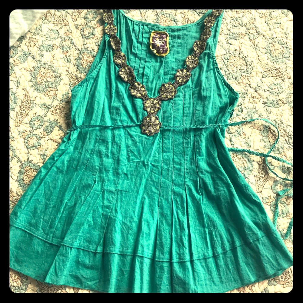 Free People pleated tank